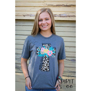 46E - Animal Print Cross Easter