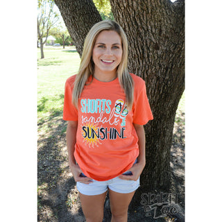 LA8 - Shorts, Sandals & Sunshine - Wholesale - Spirit to a Tee