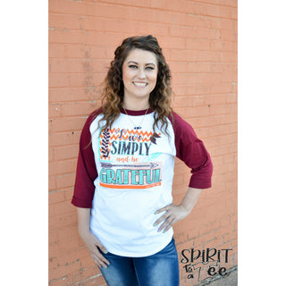 TG20 - Live Simply and be Grateful - Wholesale - Spirit to a Tee