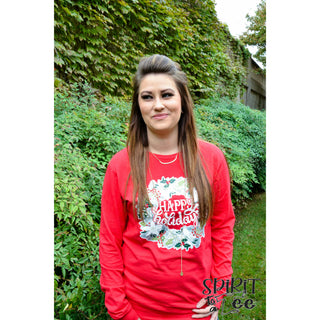 H134 - Happy Holidays Wreath - Wholesale - Spirit to a Tee