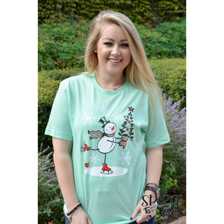 H131 - Snowman Skating - Wholesale - Spirit to a Tee
