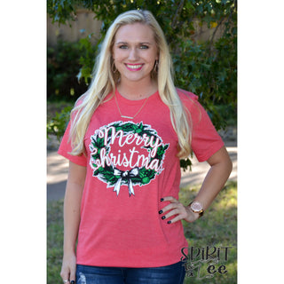 H147 - Merry Christmas Floral - Wholesale - Spirit to a Tee