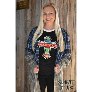 W7 - Serape Cross - Wholesale - Spirit to a Tee