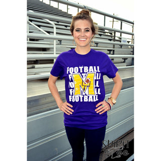 FT45 - Football Repeat - Wholesale - Spirit to a Tee