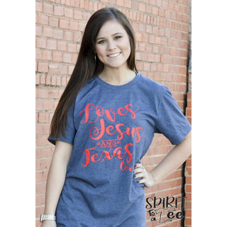 TX7 - Loves Jesus and Texas too - Wholesale - Spirit to a Tee