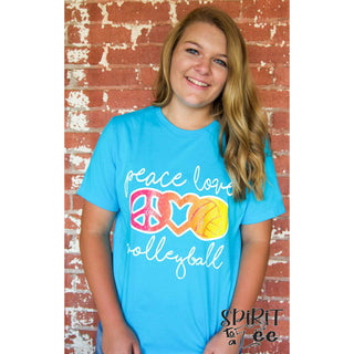 VB21 - Peace Love Volleyball