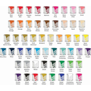 Available Screen Printing Colors - Spirit With Style