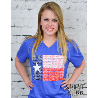 TX19 - License Plate Texas Flag